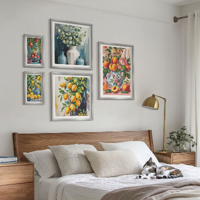 Set di quadri incorniciati Composizioni floreali fruttate