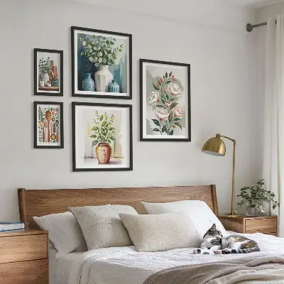 Set di quadri incorniciati decorazioni vegetali eleganti per la cucina