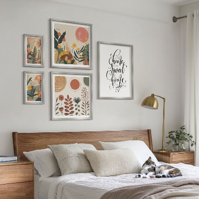 Polittico con cornice Eleganti decorazioni per piante