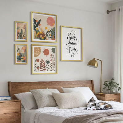 Polittico con cornice Eleganti decorazioni per piante
