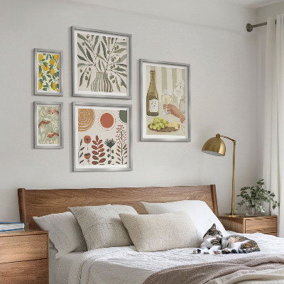 Set di quadri incorniciati Eleganti decorazioni per il vino
