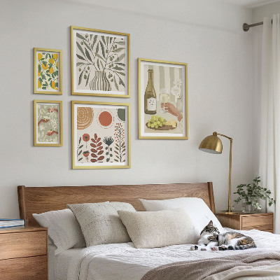 Set di quadri incorniciati Eleganti decorazioni per il vino