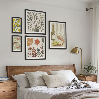 Set di quadri incorniciati Eleganti decorazioni per il vino