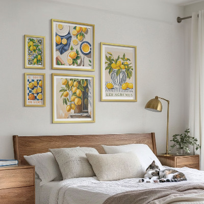 Polittico con cornice Decorazioni provenzali agli agrumi