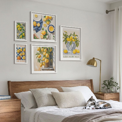 Polittico con cornice Decorazioni provenzali agli agrumi
