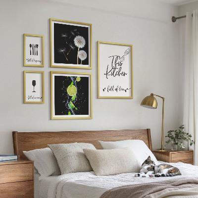Polittico con cornice Idee per la cucina con amore