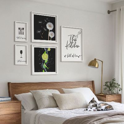 Polittico con cornice Idee per la cucina con amore