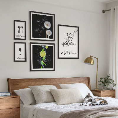 Polittico con cornice Idee per la cucina con amore