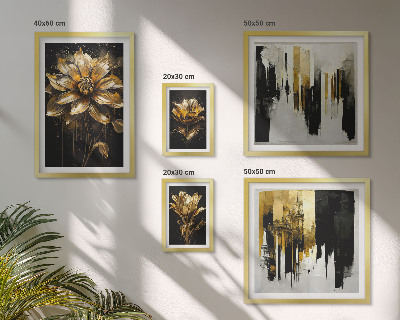 Set di 5 quadri Motivi floreali, eleganza, modernità