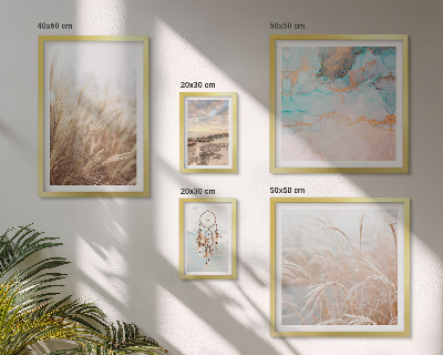 Set di 5 quadri Paesaggi etnici bohémien naturali