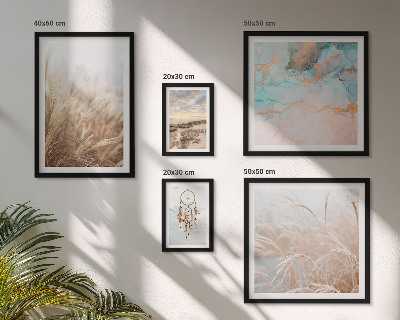 Set di 5 quadri Paesaggi etnici bohémien naturali