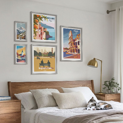 Set di quadri incorniciati Paesaggi delle città europee