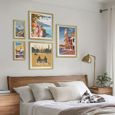 Set di quadri incorniciati Paesaggi delle città europee