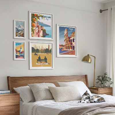 Set di quadri incorniciati Paesaggi delle città europee