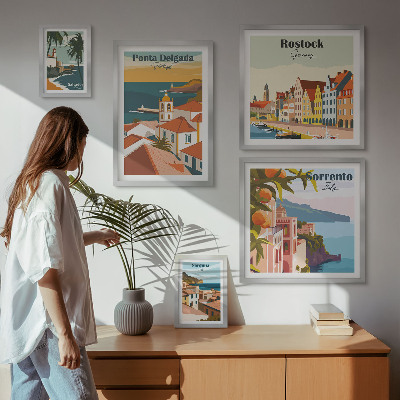 Set di quadri incorniciati Paesaggi urbani europei
