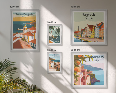 Set di quadri incorniciati Paesaggi urbani europei