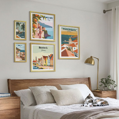 Set di quadri incorniciati Paesaggi urbani europei