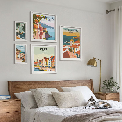 Set di quadri incorniciati Paesaggi urbani europei
