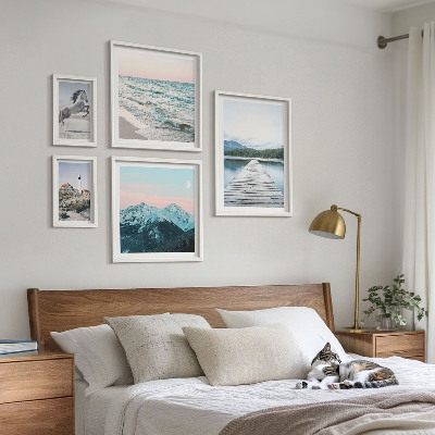 Set di quadri incorniciati decorazioni di paesaggi naturali