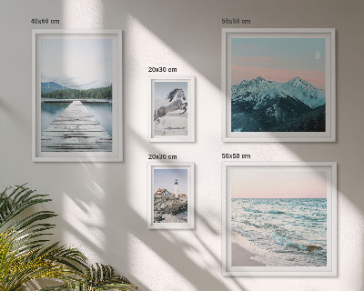 Set di quadri incorniciati decorazioni di paesaggi naturali