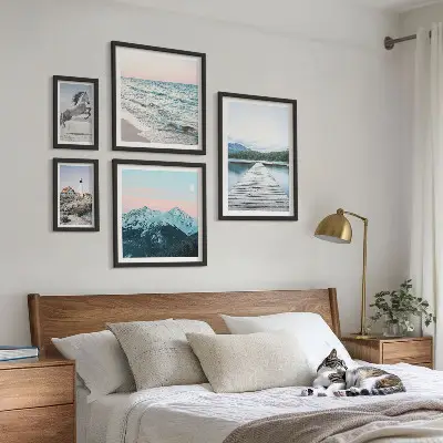 Set di quadri incorniciati con decorazioni di paesaggi naturali