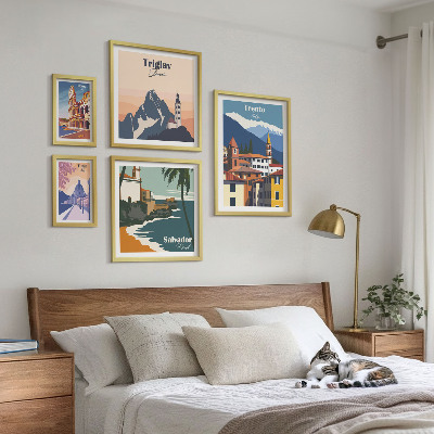 Set di quadri incorniciati Paesaggi urbani europei