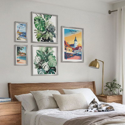 Set di quadri incorniciati flora delle città costiere polacche