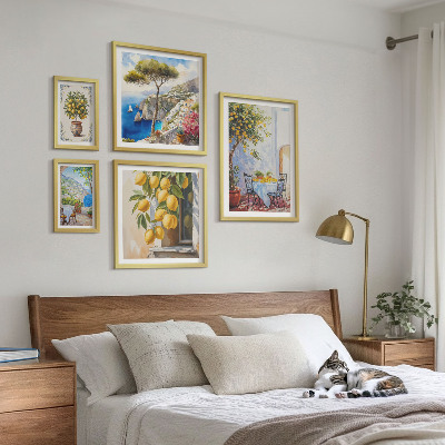Set di quadri incorniciati Agrumi ispiratori sole