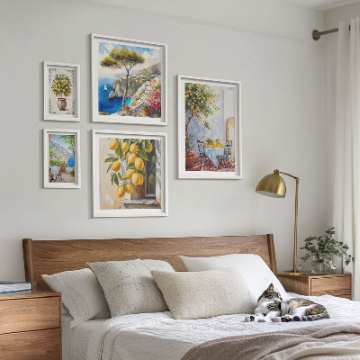 Set di quadri incorniciati Agrumi ispiratori sole