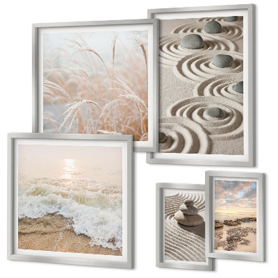 Set di 5 quadri Paesaggi naturali rilassanti