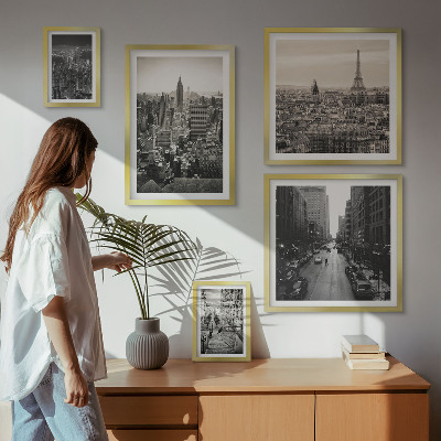 Polittico con cornice Panorami urbani delle capitali europee