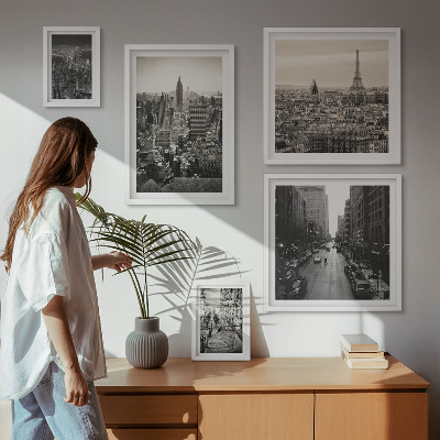 Polittico con cornice Panorami urbani delle capitali europee