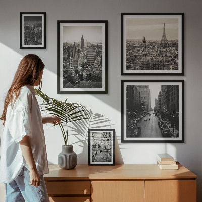 Polittico con cornice Panorami urbani delle capitali europee