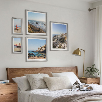 Polittico con cornice Le spiagge e gli incantevoli panorami della città