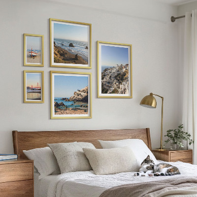 Polittico con cornice Le spiagge e gli incantevoli panorami della città
