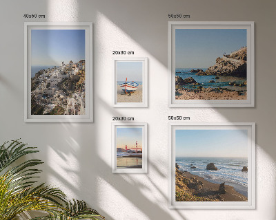 Polittico con cornice Le spiagge e gli incantevoli panorami della città