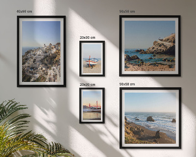 Polittico con cornice Le spiagge e gli incantevoli panorami della città