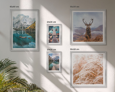 Set di 5 quadri Paesaggi montani e la bellezza della natura