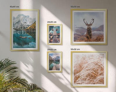 Set di 5 quadri Paesaggi montani e la bellezza della natura