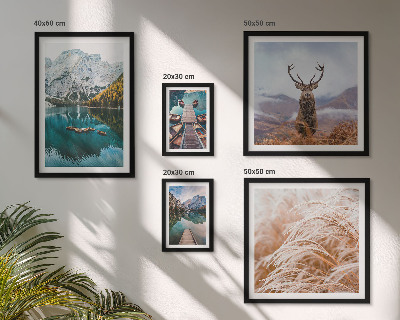 Set di 5 quadri Paesaggi montani e la bellezza della natura