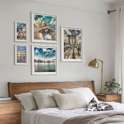 Set di quadri incorniciati Ponti e strutture cittadine