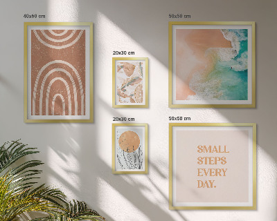 Set di 5 quadri Eleganti decorazioni per piante
