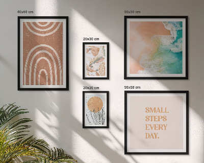 Set di 5 quadri Eleganti decorazioni per piante