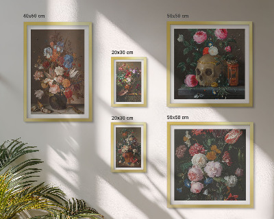 Set di quadri incorniciati Composizioni floreali classiche