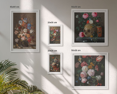 Set di quadri incorniciati Composizioni floreali classiche