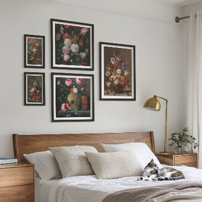 Set di quadri incorniciati Composizioni floreali classiche