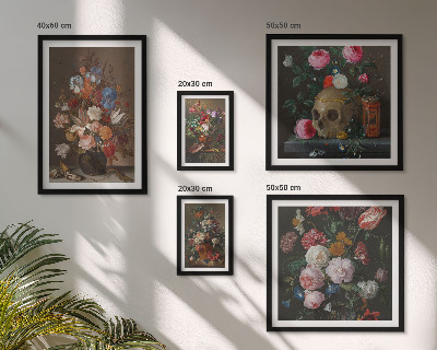 Set di quadri incorniciati Composizioni floreali classiche