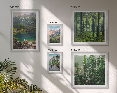 Set di quadri incorniciati Paesaggi montani e foreste