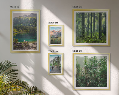 Set di quadri incorniciati Paesaggi montani e foreste