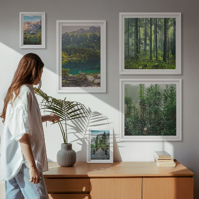 Set di quadri incorniciati Paesaggi montani e foreste